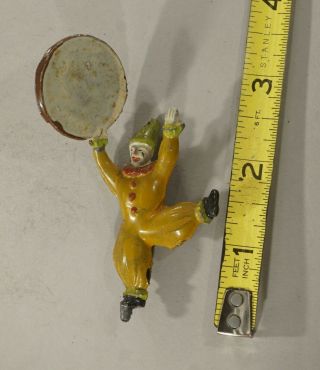 Vintage Lead Toy Circus Clown Figure (inv.  No.  124)