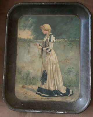 Pre Prohibition 1911 Marguerite Beer Tray