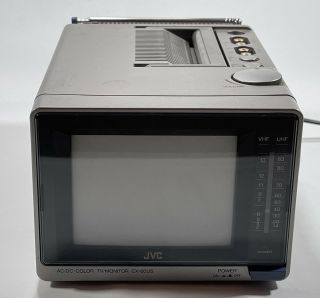 Vintage Jvc Ac/dc Color Tv/monitor Cx - 60us