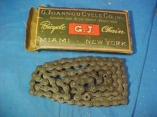 Mib 1930s G.  Joannou Cycle Co " G J " Bicycle Chain