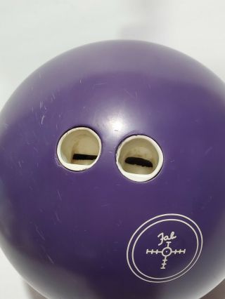 Vintage Hammer Fab Urethane Faball Bowling Ball 16 lbs Blue Purple 3