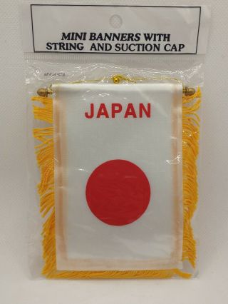 Japan Flag Mini Banner Flag For Car & Home Window 