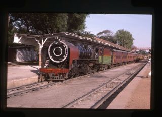 Steam Railway Slide - India Metre Gauge Yp2400 Pacific - 1988