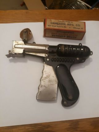 1936 Vtg Nu - Matic Langson Mfg.  Paper Buster Space Ray Popping Pistol