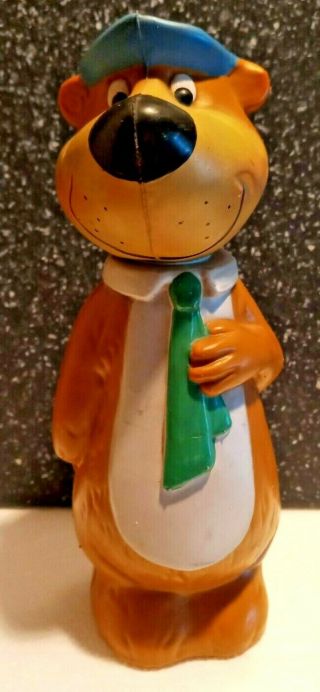60s Yogi Bear Vinyl Figure Squeeze Toy Hanna Barbera W.  Germany Goebel