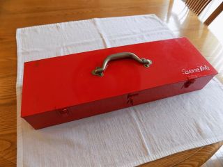 Vintage Snap On Tool Storage Box 3/4 Drive Socket Set Case.  ‘