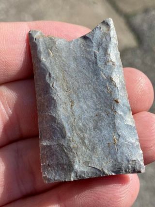 (8) Authentic Paleo Fluted Clovis Scraper Found In Ohio Base