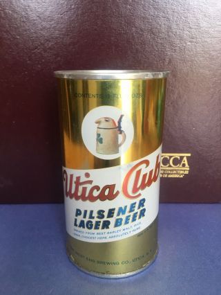 Utica Club Beer Fan Tab,  Pull Tab B/o Beer Can,  West End Brewing Co.  Utica,  Ny