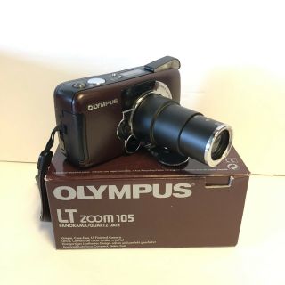 Vintage Olympus Lt Zoom 105 Quart - Date Panaroma All - Weather Camera, .