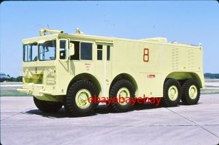 Fire Apparatus Slide,  Crash 8,  Scott Afb / Il,  1981 Kme 8x8 / 1988 Quality