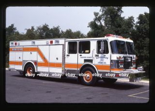 Abingdon Md 1991 Spartan Saulsbury Rescue Fire Apparatus Slide
