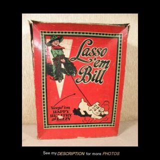 Keystone Bros Lasso Em Bill Outfit Box Neckties Scarves 1950s Cowboy Western
