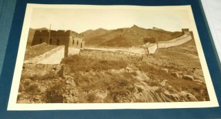 1924 The Great Wall Of China At Nankow Pass Sepia Photo