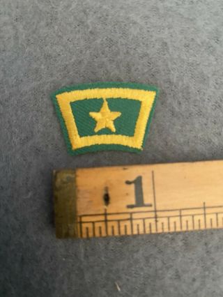 Vintage Scout Segment Patch Star B3