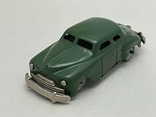 Vintage Occupied Japan Made Ssk (sinsei) Green Tin Wind - Up Toy Studebaker Car