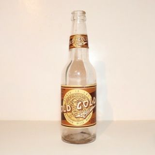Old Gold Beer Irtp Bottle - With Neck Label - Reedsburg Wi