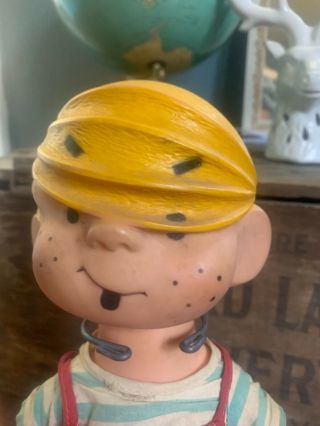 Vintage,  1960s,  Dennis The Menace Doll 13”,  Includes Stand