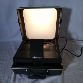 Vintage Informant Ii Portable Microfiche Reader Made In Usa