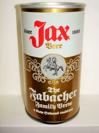 Jax " The Fabacher Family Brew " Beer S/s Beer Can T97