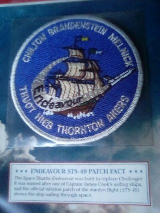 Official Nasa Space Mission Patch Endeavour Sts - 49