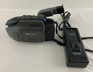 Vintage Panasonic Pv - L550d Video Camcorder,  Battery,  & Charger