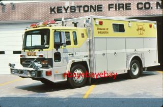 Fire Apparatus Slide,  Rescue 1,  Shillington / Pa,  1987 Volvo / Sanford