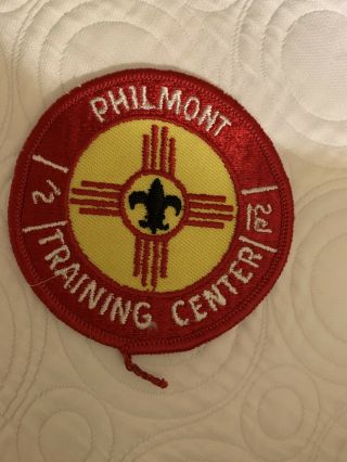 R/e Older Boy Scout Philmont Training Center Patch