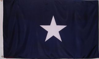 3x5 Bonnie Blue Flag - Civil War - Dixie - Outdoor Printed Polyester