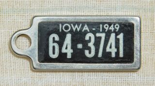 Dav 1949 Iowa Ia Keychain License Plate Tag Disabled American Veterans