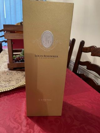 Louis Roederer Cristal Champagne 2008 Box Book Bottle And Cork
