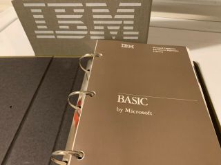 Ibm Basic Hardware Reference Library 6025010 Rare Last One Vintage