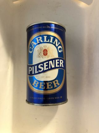 Carling 12oz Pull Tab Beer Can Carling Brewing Vancouver,  Canada