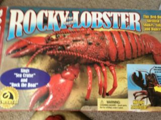 Rocky The Singing,  Dancing Lobster Boxed Fully Vintage