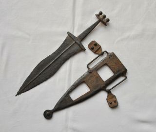 Roman Dagger - Pugio 42 Cm 17 Inch W/ Scabbard Open - Type 1 Th Ad 171