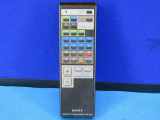 Vintage Sony Remote Commander Rm - V70 Tape Monitor Cd Phono Aux Tuner