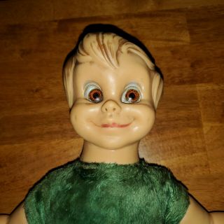 Vintage Ideal Peter Pan Doll Rubber Face Fast