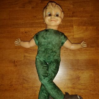 Vintage Ideal Peter Pan Doll Rubber Face FAST 2