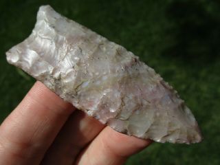 Authentic 3 " Paleo Clovis Arrowhead Found In Southern Ohio