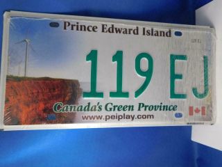 Prince Edward Island License Plate Canada 