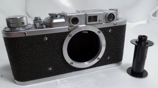 Fed 1 Vintage Russian Leica M39 Mount Camera Body Only & Take Up Spool 2352