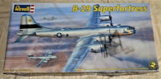 Vintage Revell B - 29 Superfortress 1/48 Scale Model Kit 85 - 5711