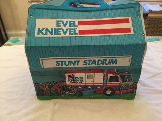 Vintage Ideal 1974 Evel Knievel Stunt Stadium Not Complete No Box
