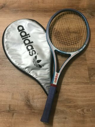Vintage Adidas Gtx Mid Ivan Lendl Tennis Racquet 4 3/8 Grip L3