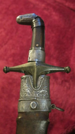 Saber: Saif : Omani Sword : 1796 Cav Saber Blade : Silver Fittings : Middle East