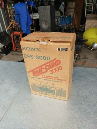 Vintage Sony Transound Cfs - 3000