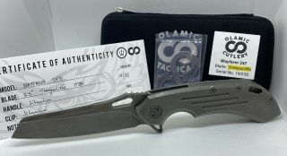 Olamic Cutlery Wayfarer 247s - 3.  5” Sheepscliffe Blade M390 - Limited Edition