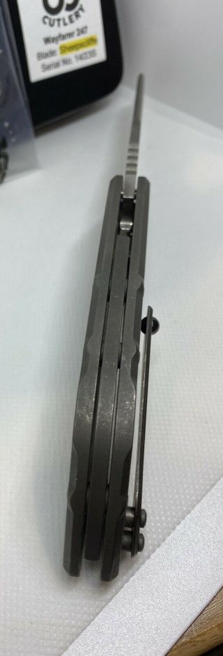 Olamic Cutlery Wayfarer 247S - 3.  5” Sheepscliffe Blade M390 - Limited Edition 6