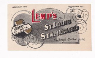1900s William Lemp Brewery,  St Louis Missouri Lemp 