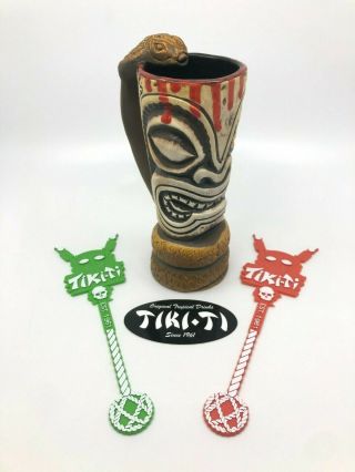 Tiki Ti Cobra Fang V2.  0 1st Release Ltd Run Of 100 Bloody Tiki Cobra 