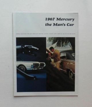 1967 Mercury Full Line Brochure Marquis Brougham Montclair Monterey Cougar
